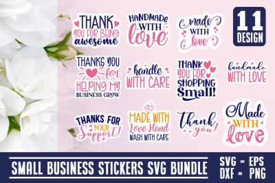 Small Business Stickers Svg Bundle