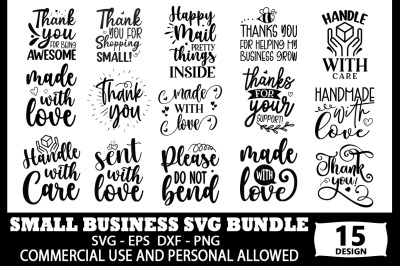 Small Business SVG Bundle