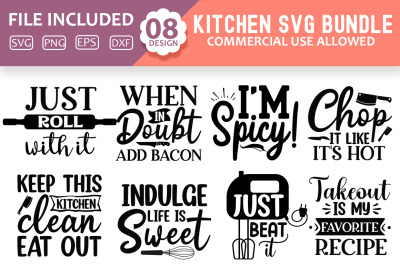 Kitchen SVG Bundle