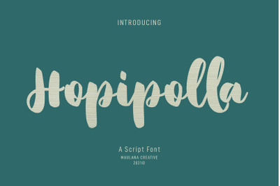 Hopipolla Script Font