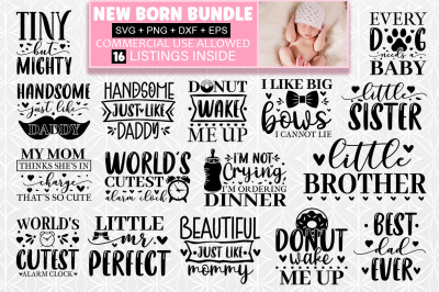 New Born SVG Bundle