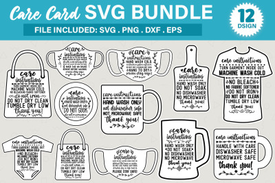 Care Card SVG Bundle