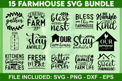 Farmhouse Svg Bundle