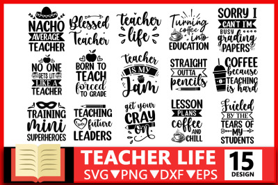 Teacher life  SVG Bundle