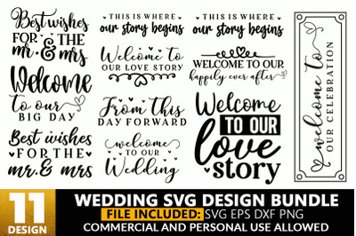 Wedding SVG Bundle File