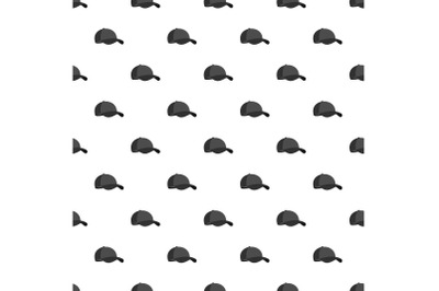 Big baseball cap pattern seamless