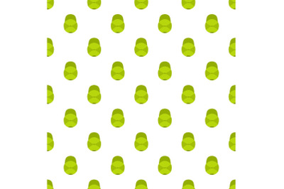 Green baseball cap pattern seamless