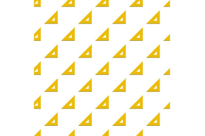 Yellow triangular ruler pattern seamless