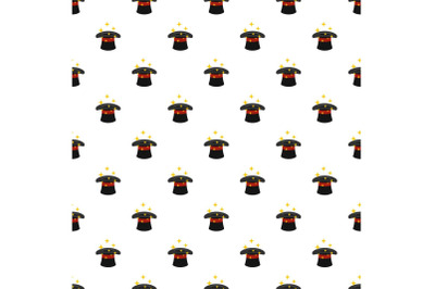 Hat with a star pattern seamless