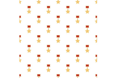 Medal pattern seamless
