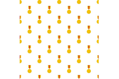 Medal pattern seamless