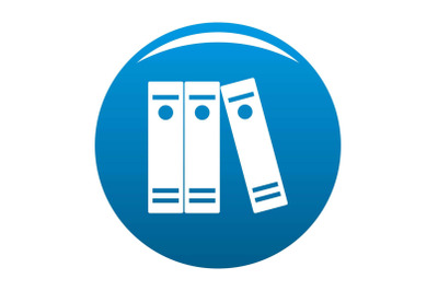 Book lawyer icon blue vector