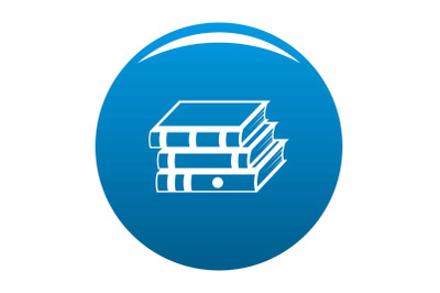 Book school icon blue vector