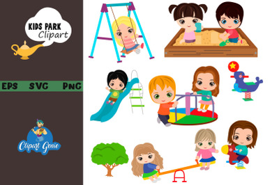 Children&#039;s Park clipart &amp; SVG
