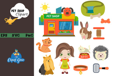 Pet shop clipart &amp; SVG