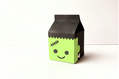 Frankenstein&#039;s Monster Milk Carton Box | SVG | PNG | DXF | EPS