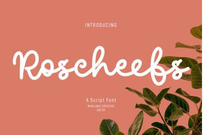 Roscheefs Script Font