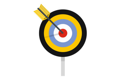 Aim icon, flat style