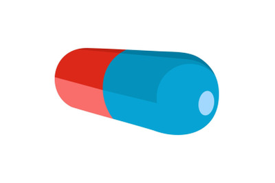 Medicine icon, cartoon style