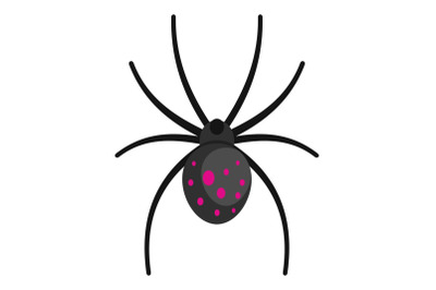 Spider icon, cartoon style