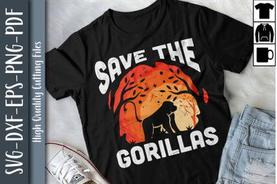 Gorilla Save The Gorillas Rainforest