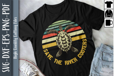 Save The River Cooters Turtle Ocean