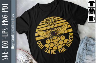 God Save The Queen Beekeeper Honey Bee