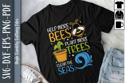 Help Bees Plant More Trees Clean Seas