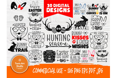 Easter SVG Bundle&2C; Funny Kids Svg&2C; Png