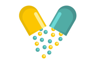 Dose icon, cartoon style
