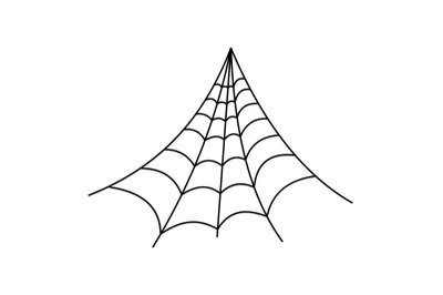 Strong spiderweb icon, outline style