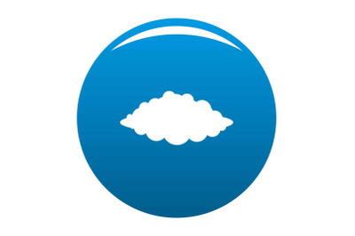 Storm icon blue vector