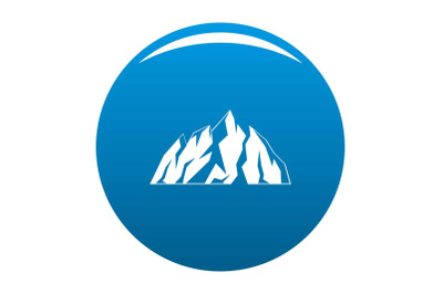 Book icon blue vector