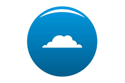 Weather icon blue vector