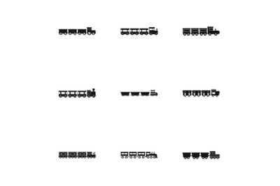 Baby play icons set, simple style