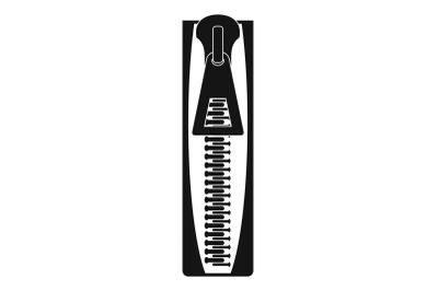 Zip icon, simple style