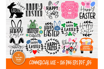 20 Happy Easter SVG Bundle