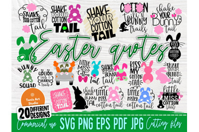 Easter SVG Bundle, Cute Easter Bunny Tail Svg, Png