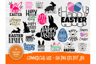 Happy Easter SVG Bundle