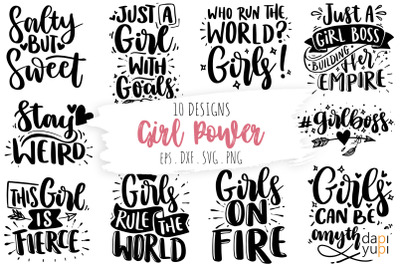 Girl Power Quotes Bundle, Girl Quotes