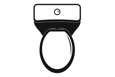 Lavatory icon, simple style