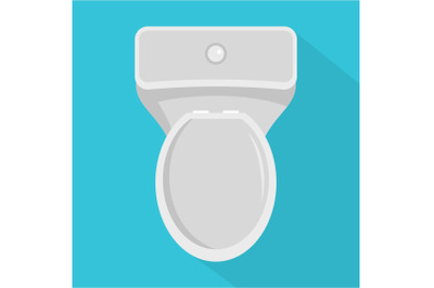 Lavatory icon, flat style