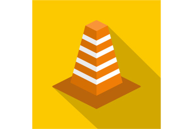 Barrier icon, flat style