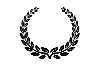 Anniversary wreath icon, simple style