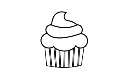 Birthday Cake outline Icons-02