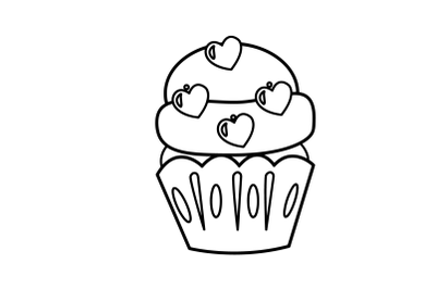 Birthday Cake outline Icons-03