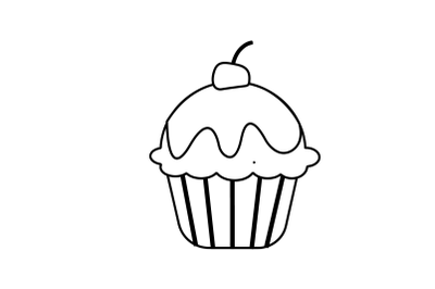 Birthday Cake outline Icons-04