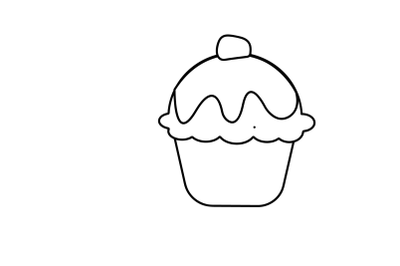 Birthday Cake outline Icons-07