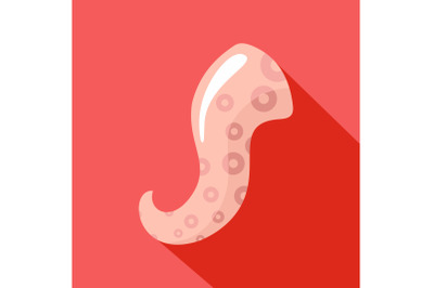Tentacle icon, flat style
