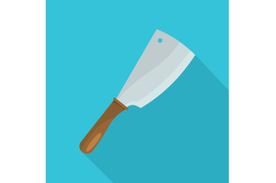 Knife icon, flat style